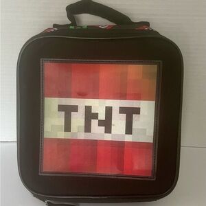 NWOT Minecraft Holographic canvas insulated lunch box